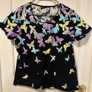 Runway by Cherokee scrub top.